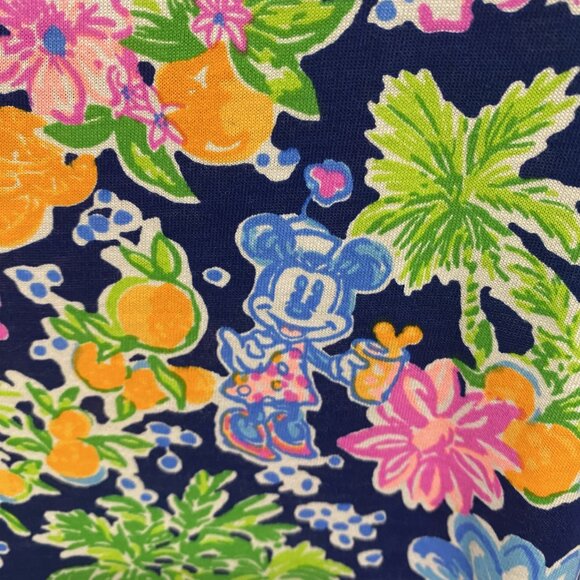 Disney Lilly Pulitzer Cody Navy Dress 2024 Size Large - Picture 4 of 6
